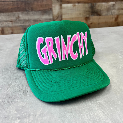 Grinchy Trucker Hat