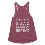 chips salsa margs repeat tank