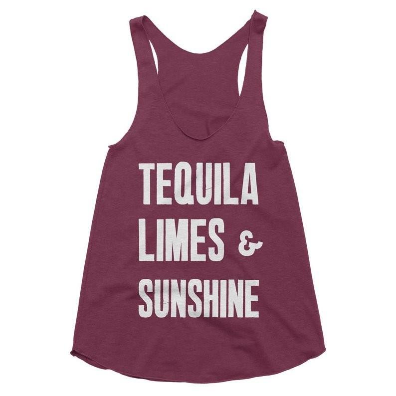 tequila limes & sunshine tank