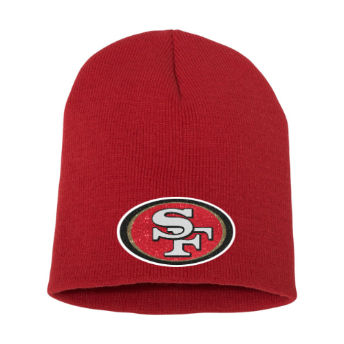 FortyNiners Glitter Beanie
