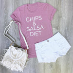 chips & salsa diet boyfriend tee